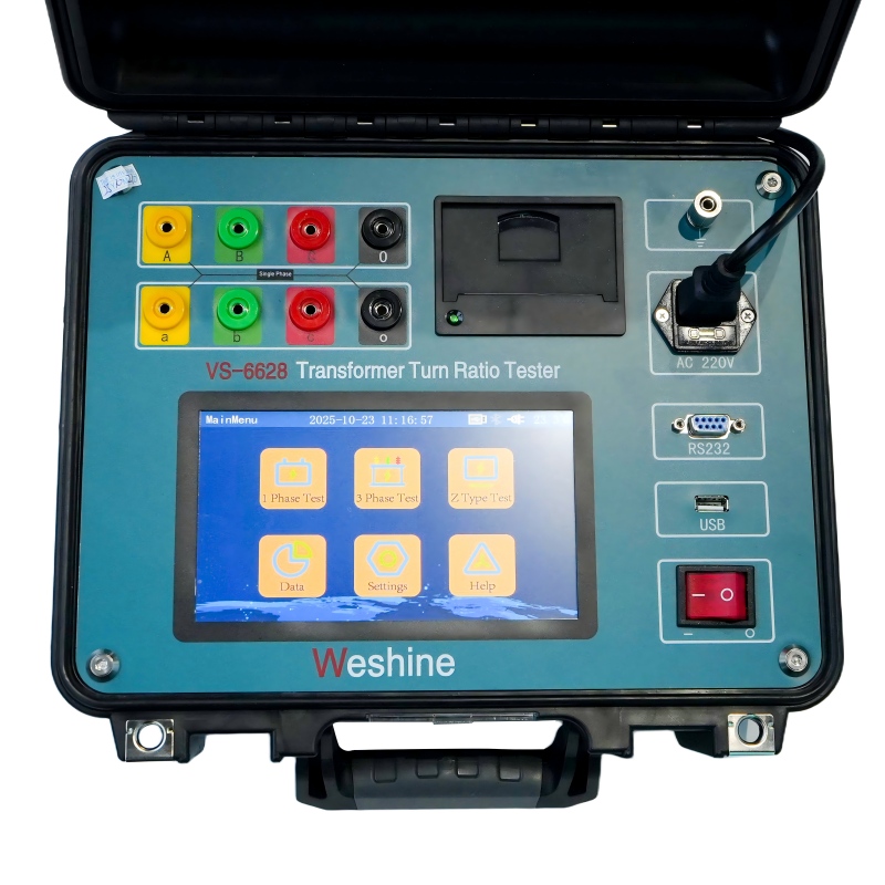 Testul raportului de tensiune al transformatorului